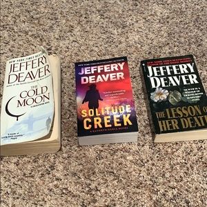 Bundle of 3 murder mystery Jeffery Deaver books